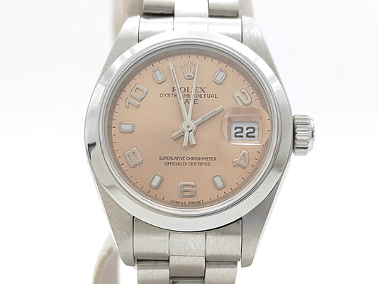 ROLEX 79160 P740505 Pink Oyster Women's Watch