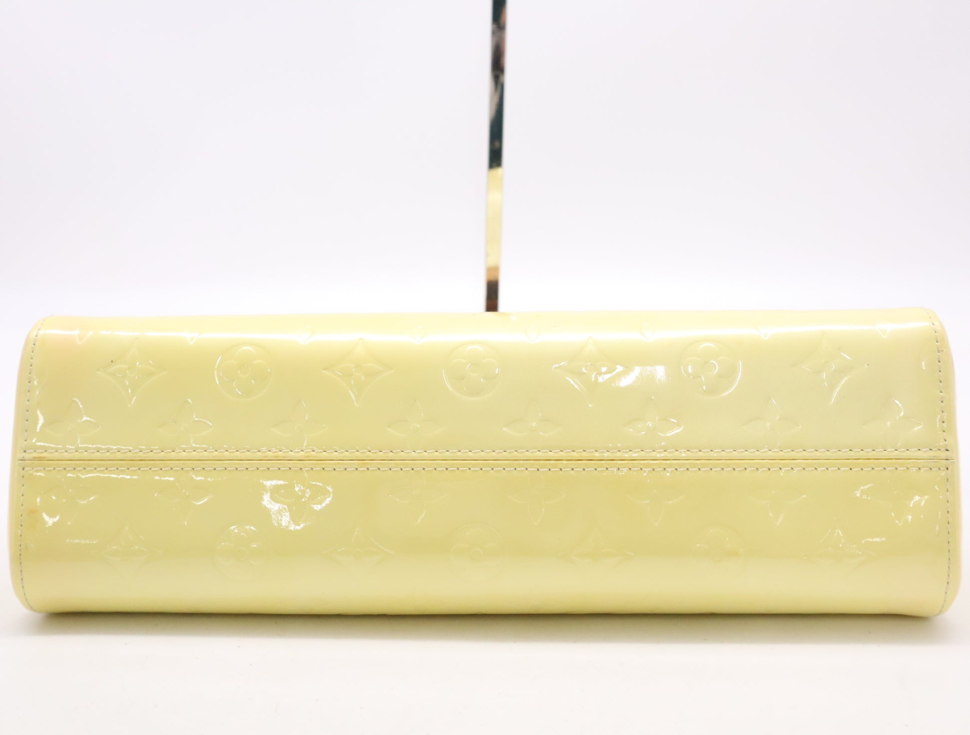 LOUIS VUITTON M91374 Vernis Roxbury Drive Pearl Handbag with Shoulder Strap