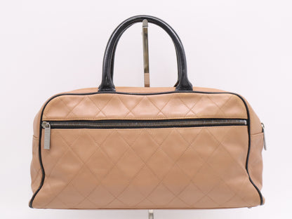 CHANEL Enamel and Leather Sport Line Matelasse Logo Handbag with Seal 6241173 Tote Bag