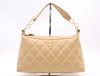 CHANEL Leather Wild Stitch One-Shoulder Bag, Beige, GD Hardware, Seal, 8019577 Shoulder Bag