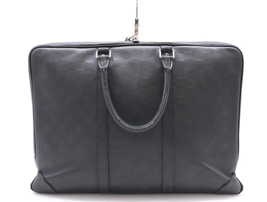 LOUIS VUITTON N41125 Graphite Porte Document Voyage Business Bag