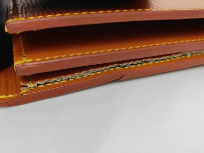 LOUIS VUITTON M54428 EpiServiette Conseiller Zipang Gold Business Bag