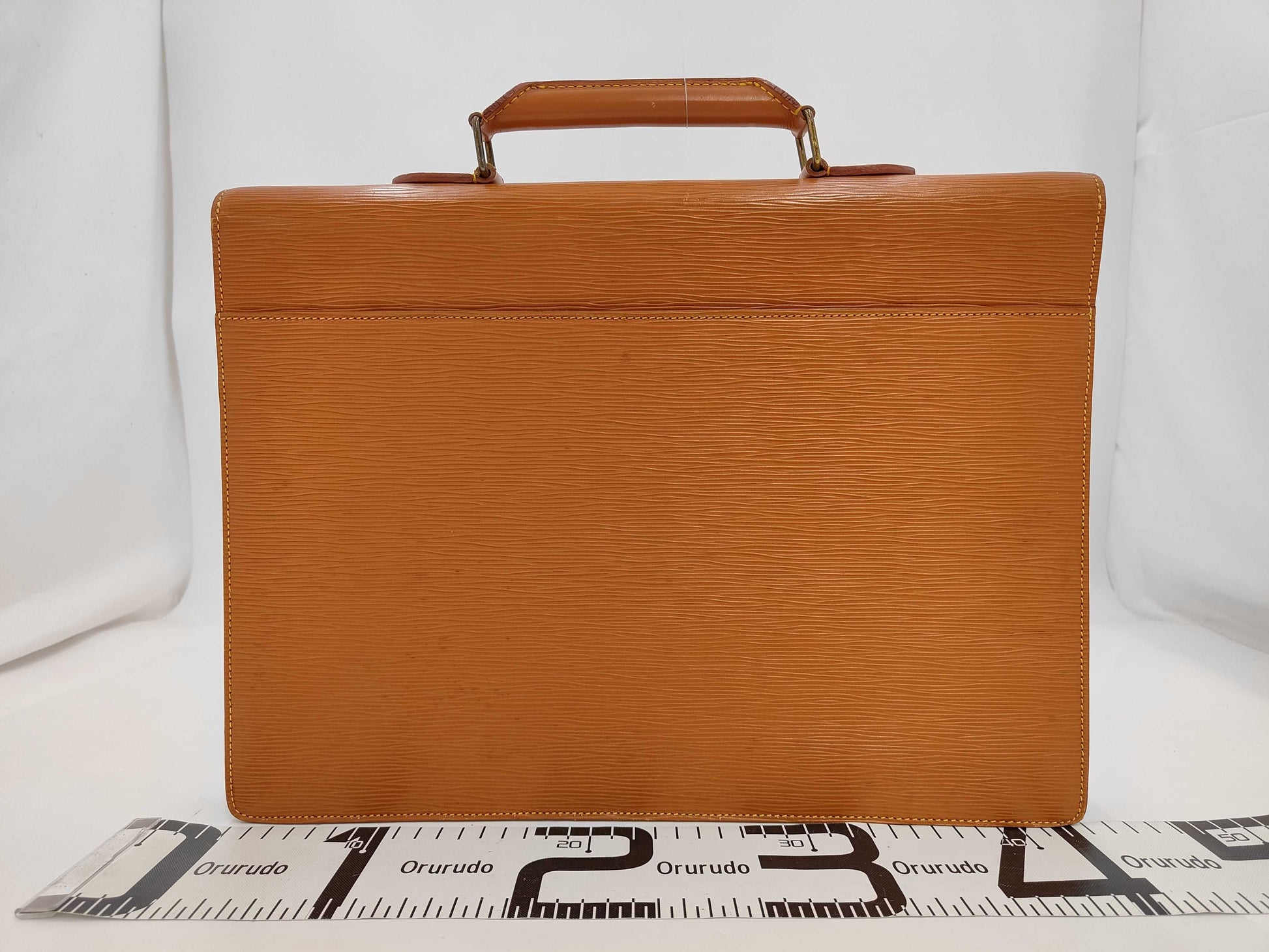 LOUIS VUITTON M54428 EpiServiette Conseiller Zipang Gold Business Bag