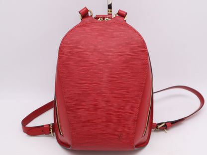 LOUIS VUITTON M52237 Epi Mabillon Castilian Red Backpack