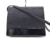 CHANEL Leather Cotton Jersey Patent Leather Coco Mark Shoulder Bag