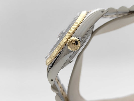 ROLEX 16233 X410281 Black Computer Dial Jubilee Men's Watch