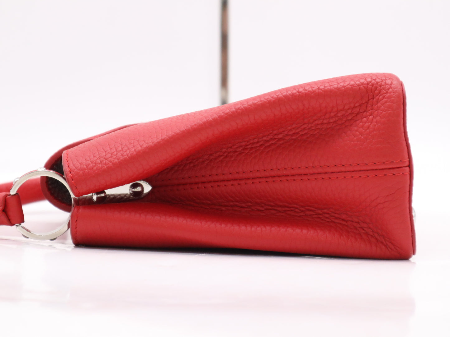 LOUIS VUITTON M94754 Parnassus Capucines BB Ruby Handbag with Shoulder Strap