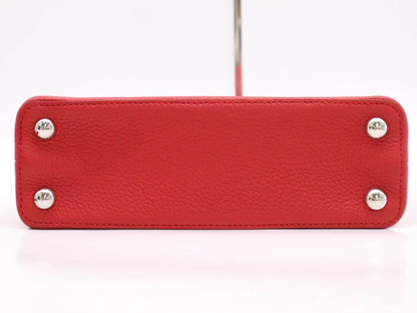 LOUIS VUITTON M94754 Parnassus Capucines BB Ruby Handbag with Shoulder Strap