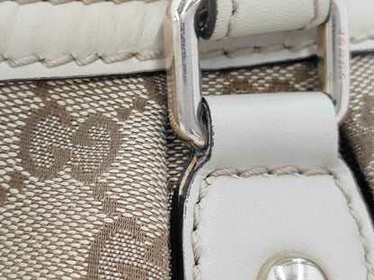 GUCCI 247902 Canvas GG Canvas Sukey 2-Way Bag with Shoulder Strap