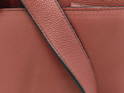 PRADA VZ063T Leather Triangle Logo Backpack in Red with Silver Hardware and Guarantee Card