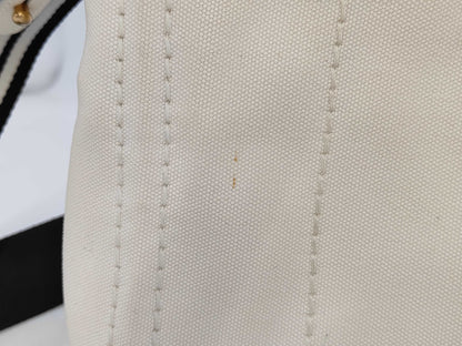 PRADA 1BG439 Canvas Mini Canapa Tote, 2-Way, with Shoulder Strap, Dust Bag x 2, and Guarantee Card