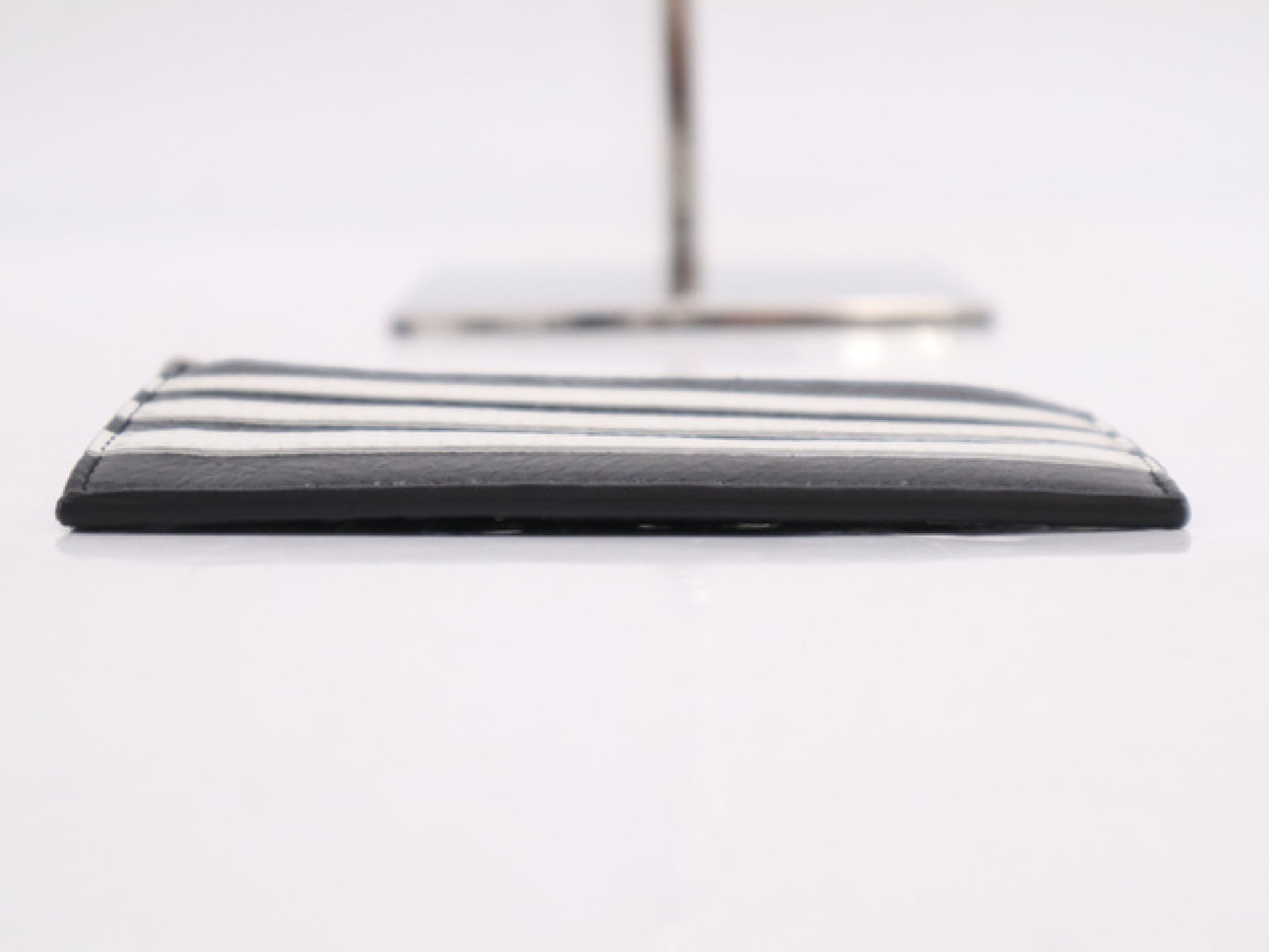 BALENCIAGA 721896 Balenciaga x Adidas Leather Fragment Case Black 203437 Coin Case