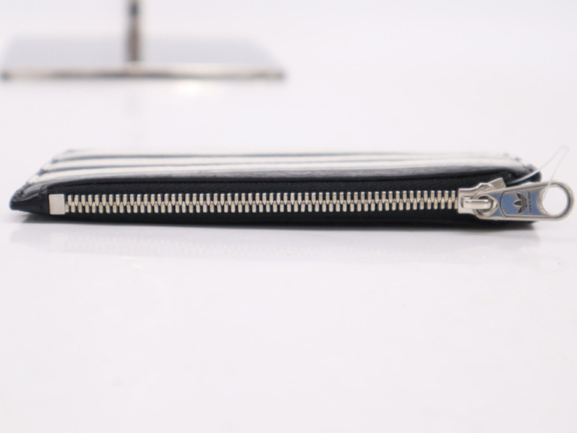 BALENCIAGA 721896 Balenciaga x Adidas Leather Fragment Case Black 203437 Coin Case