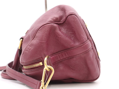 LOUIS VUITTON M40827 Monogram Empreinte Speedy Bandouliere 25 Jaipur Handbag with Shoulder Strap, Padlock, Two Keys, Dust Bag, and Cloche