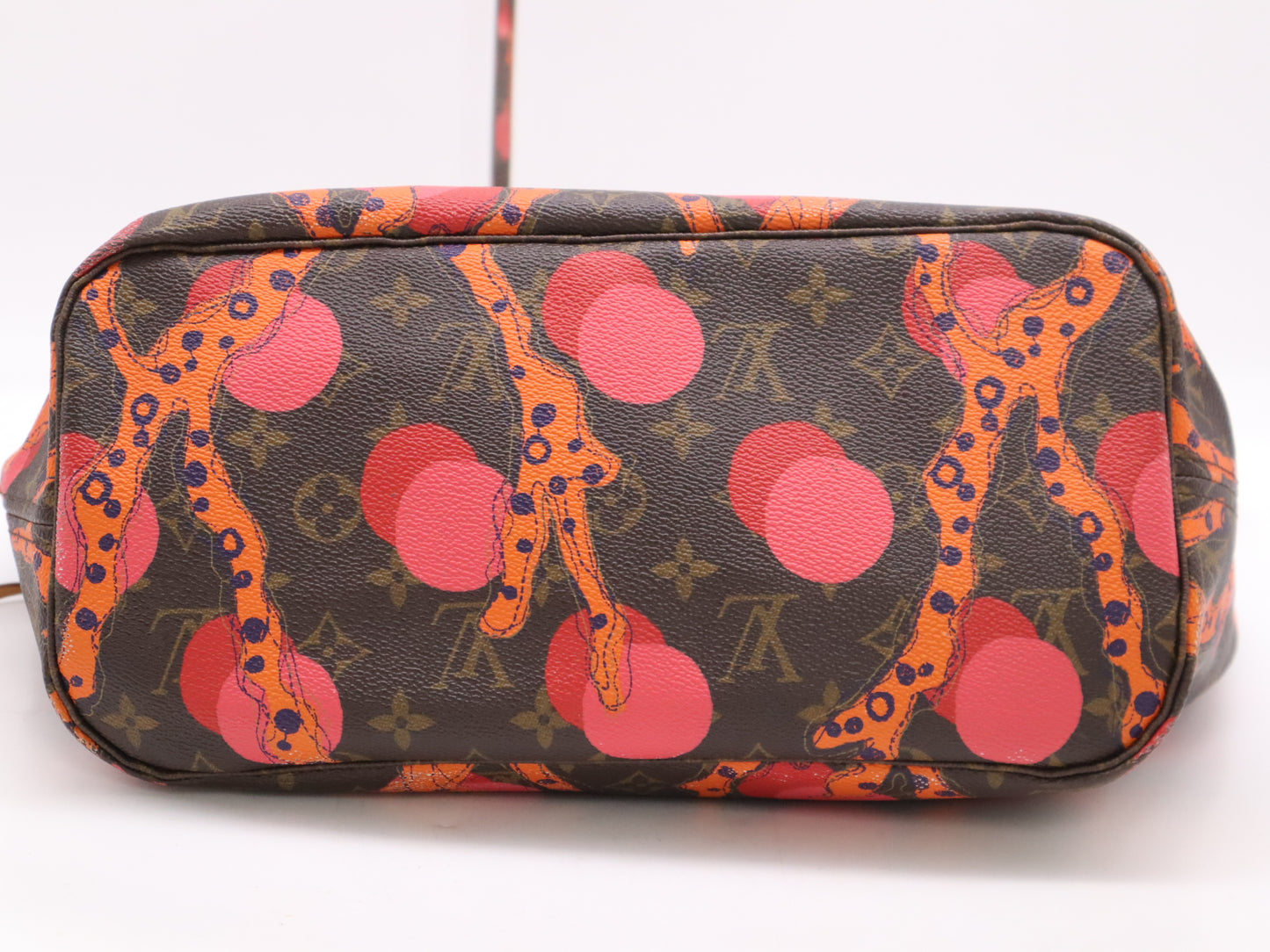 LOUIS VUITTON M41603 Monogram Ramage Neverfull MM Tote Bag with Pouch and Dust Bag