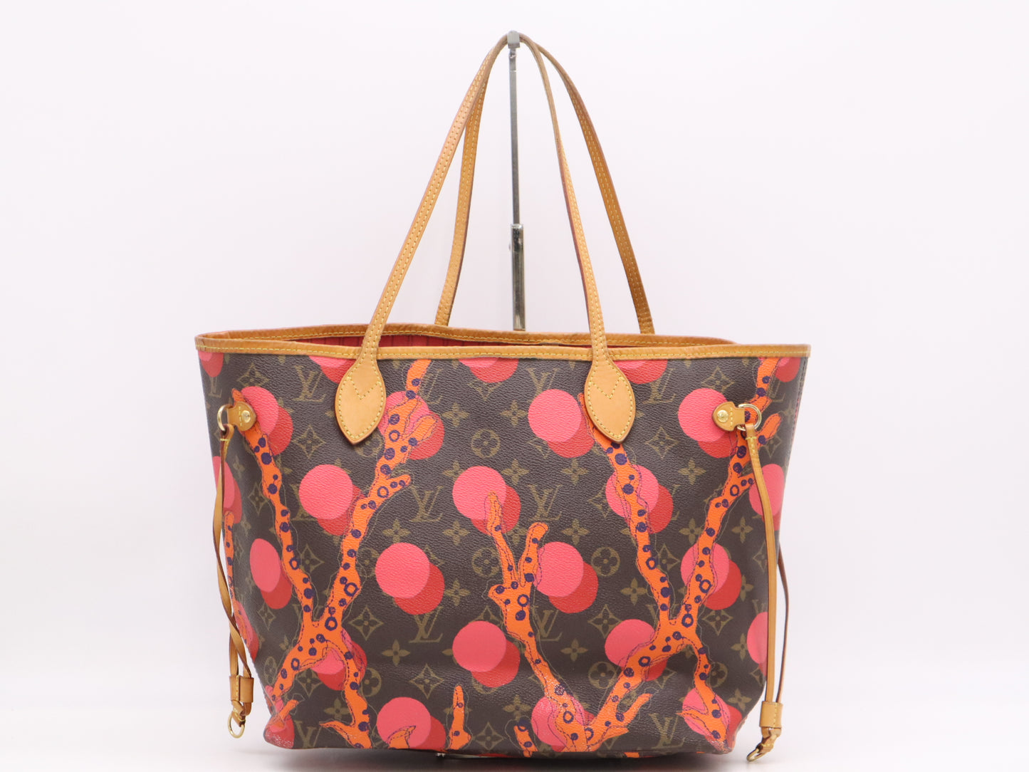 LOUIS VUITTON M41603 Monogram Ramage Neverfull MM Tote Bag with Pouch and Dust Bag