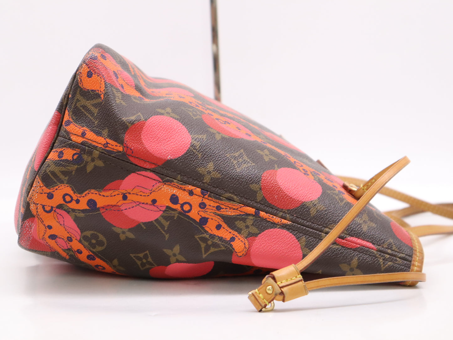 LOUIS VUITTON M41603 Monogram Ramage Neverfull MM Tote Bag with Pouch and Dust Bag