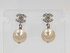 CHANEL Coco Mark Pearl Earrings Pair B17V Earrings