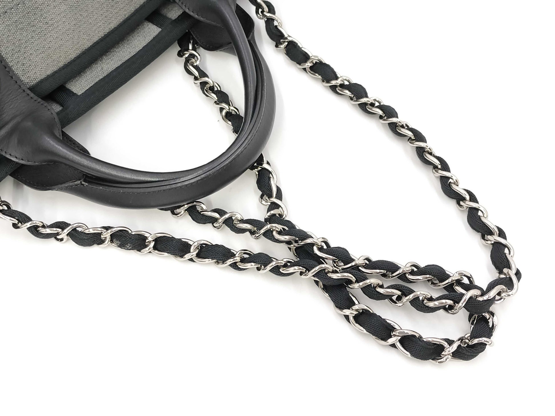 CHANEL Coco Mark Deauville Tote Bag with Seal and Warranty, No. 16 Dust Bag