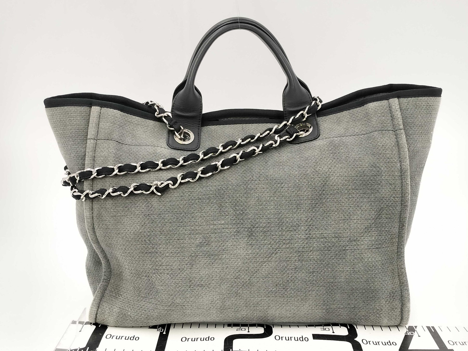 CHANEL Coco Mark Deauville Tote Bag with Seal and Warranty, No. 16 Dust Bag