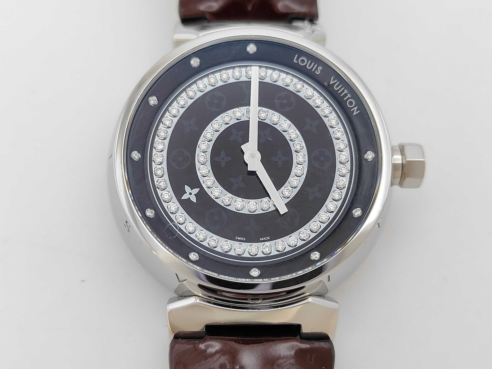 LOUIS VUITTON Tambour Q111C TB2710 Quartz Men's Watch