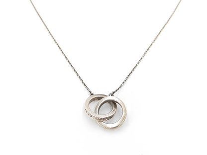 Tiffany & Co. Tiffany Double Ring Necklace 4.5g Necklace