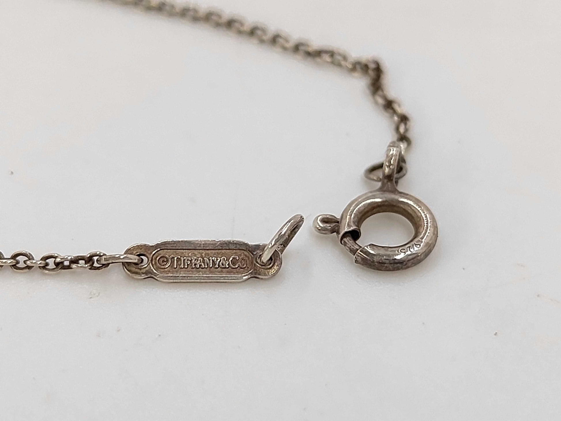 Tiffany & Co. Tiffany Double Ring Necklace 4.5g Necklace