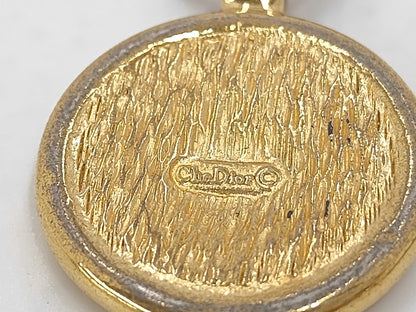 Dior Circle Logo Necklace