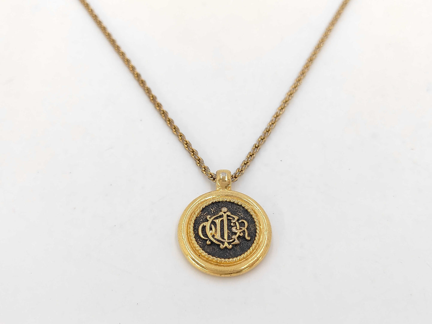 Dior Circle Logo Necklace