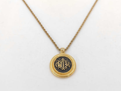 Dior Circle Logo Necklace