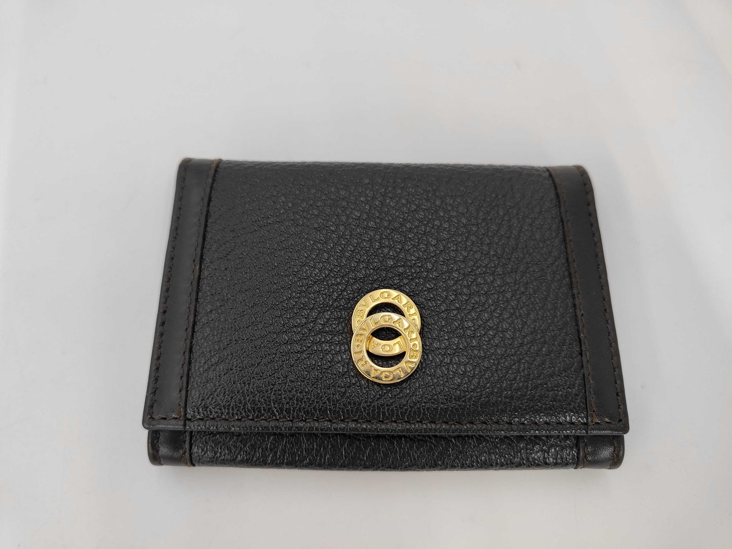 BVLGARI Bulgari Card Case Business Card Circle Card Case/Pass Case/Business Card Holder