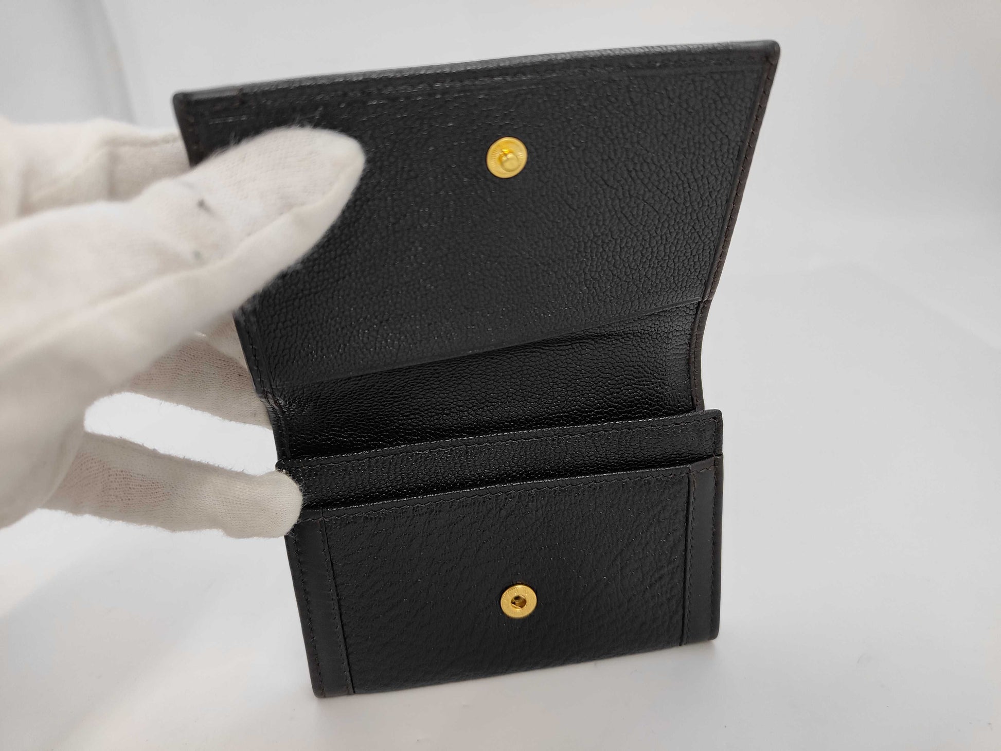 BVLGARI Bulgari Card Case Business Card Circle Card Case/Pass Case/Business Card Holder