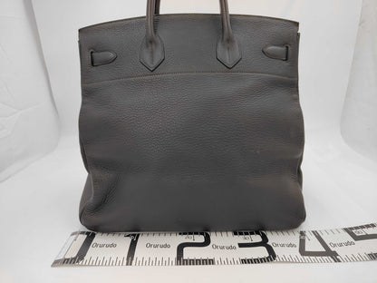 HERMES Haute Couture 40 Togo SV E Brown Handbag