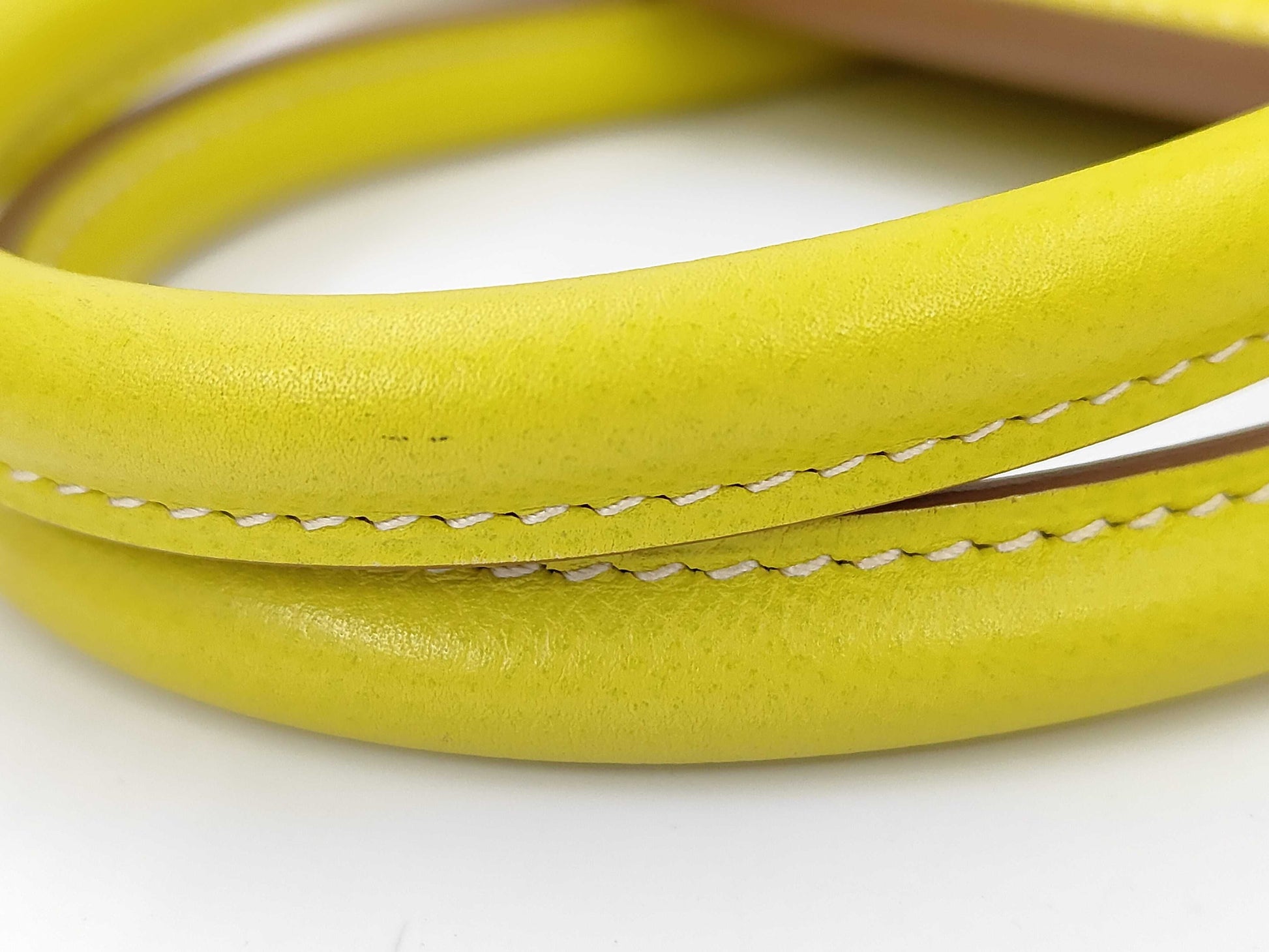 HERMES Birkin 30 Epson SV Personal Yellow Handbag