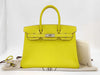 HERMES Birkin 30 Epson SV Personal Yellow Handbag
