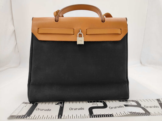 HERMES Hermes Air Bag □P engraved handbag