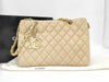 CHANEL Matelasse Chain Tote Bag, Beige, #1 Tote Bag