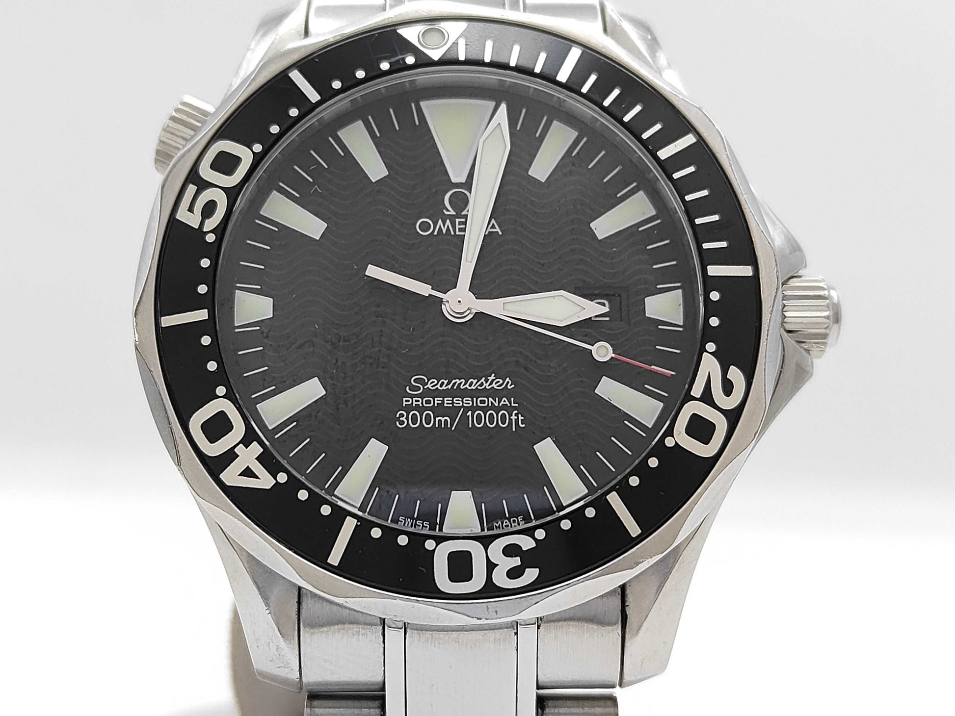 OMEGA Seamaster 2264.50 58944862 Black Dial Quartz Men's Watch