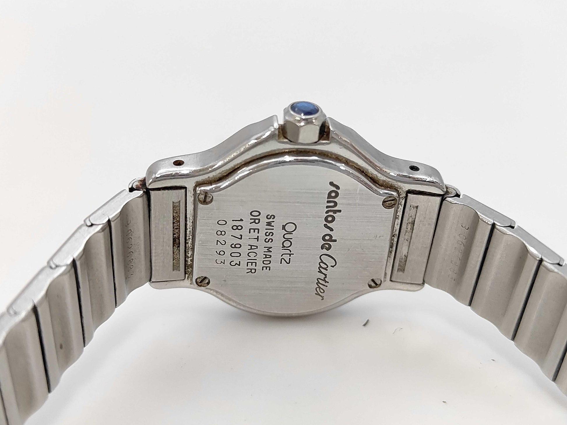 Cartier Santos Octagon SM 187903 08293 Quartz Women's Watch