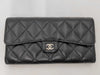 CHANEL Caviar Leather Matelasse Long Wallet, 25 Series