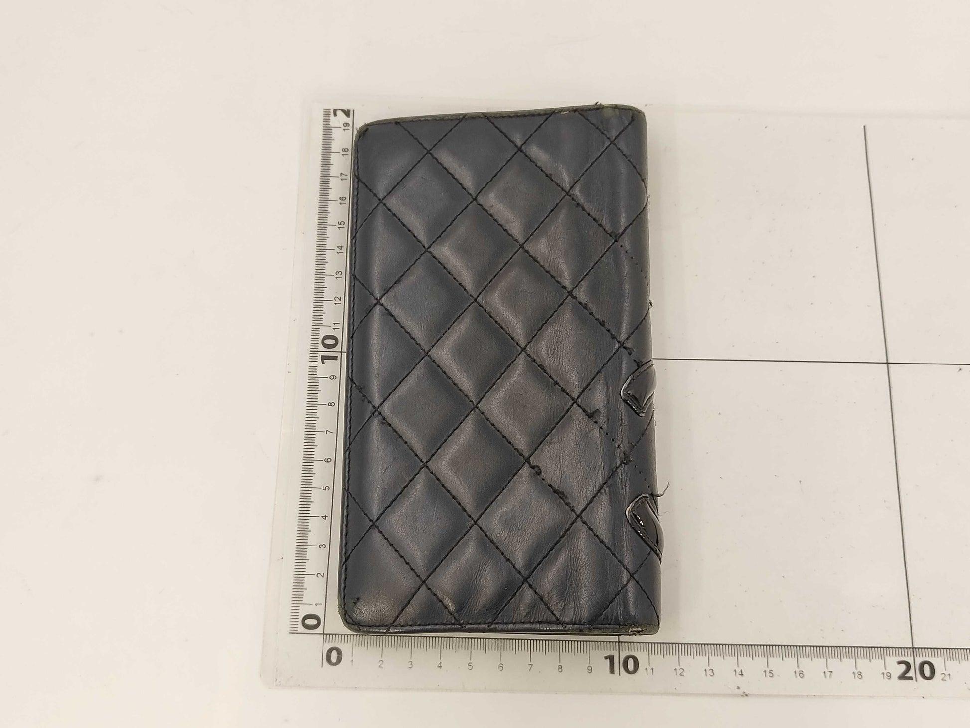 CHANEL Cambon Folding Wallet Black Wallet
