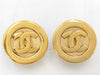 CHANEL Coco Mark Gold Earrings