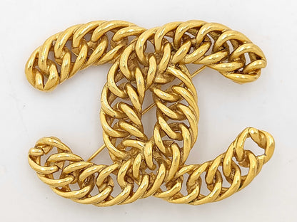 CHANEL Coco Brooch Gold Brooch