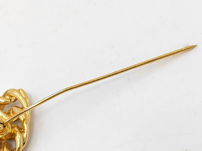 CHANEL Coco Brooch Gold Brooch