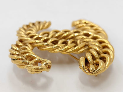 CHANEL Coco Brooch Gold Brooch