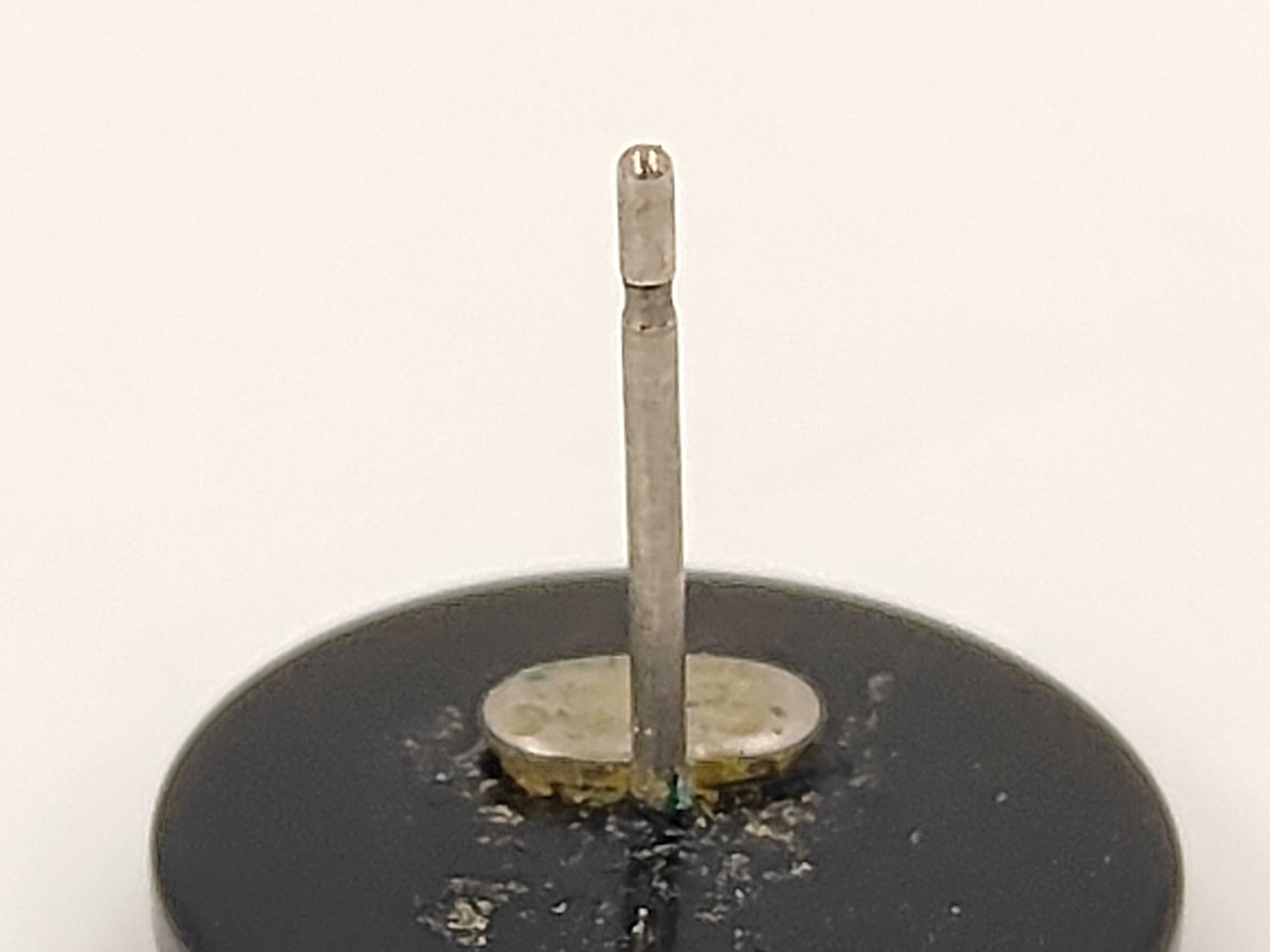 CHANEL Black Coco Mark Earrings