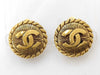 CHANEL Coco Mark Gold Earrings