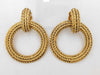CHANEL Chanel Swing Gold Earrings