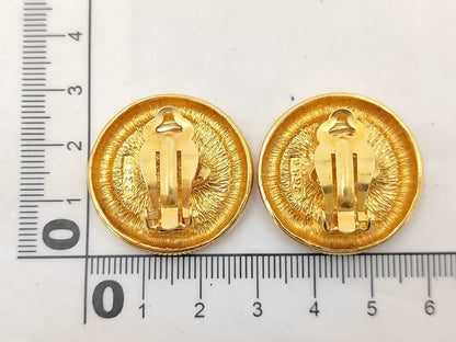 CHANEL Coco Mark Gold Earrings
