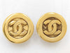 CHANEL Coco Mark Gold Earrings